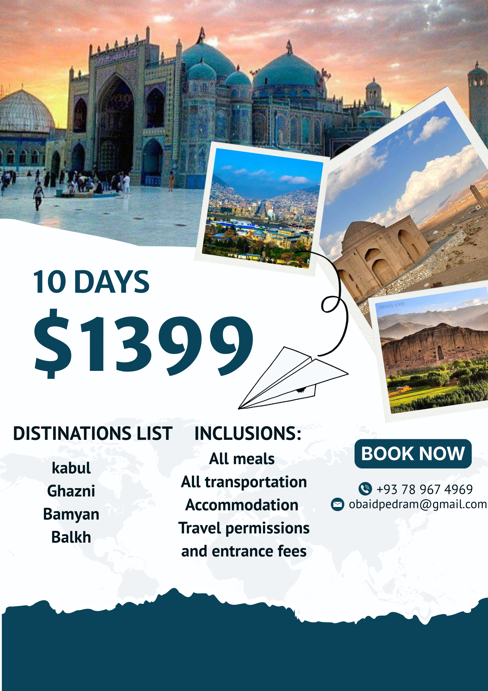 Kabul Ghazni Bamyan Balkh